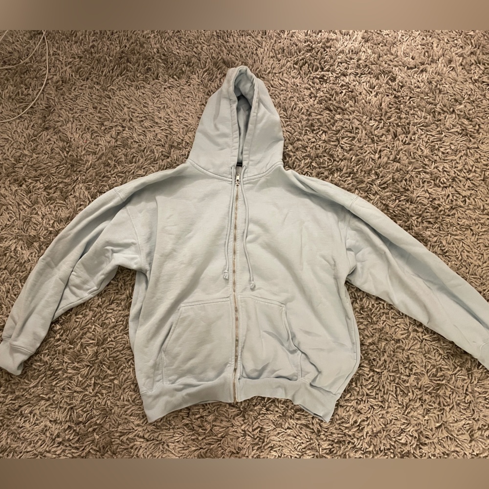 Baby blue Brandy zip up